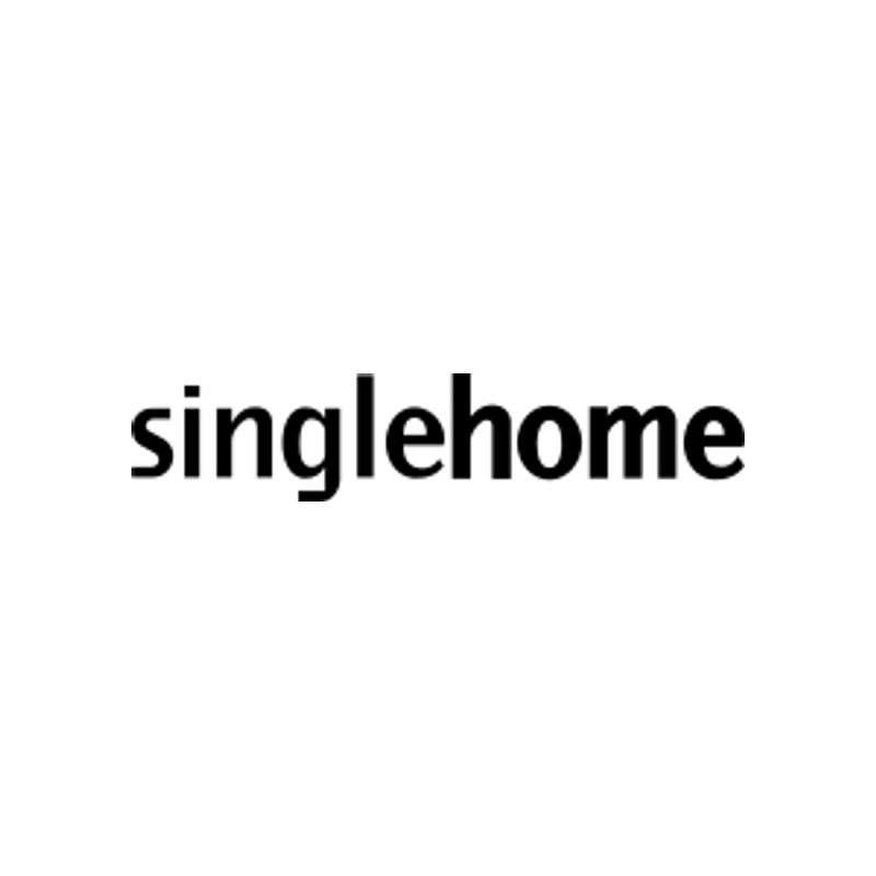 Logo da Single Home, incorporadora do La Laguna com execução da Romilson Carpintaria
